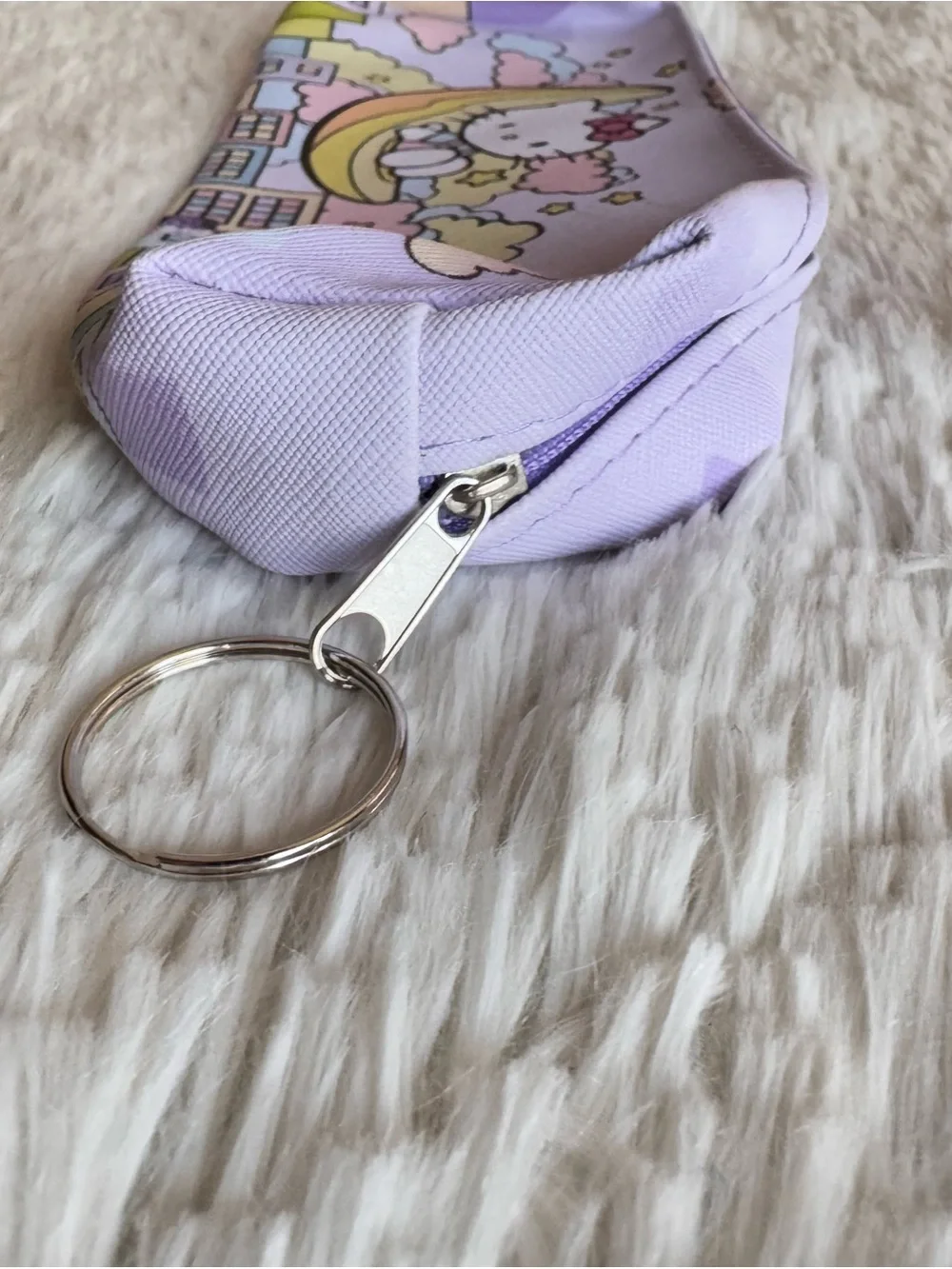 Hello Kitty Pastel Moon pencil Pouch - Pink, Yellow, Blue